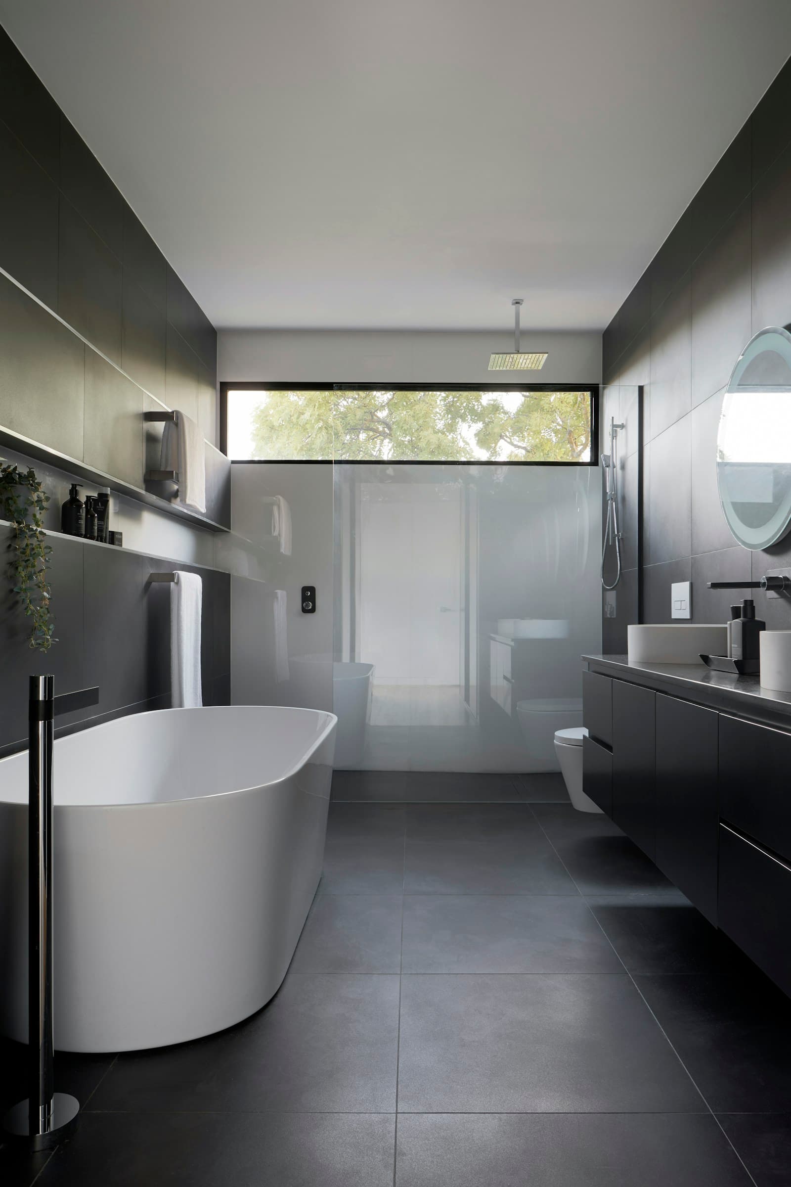 Custom bathroom remodel by A-Team Design & Construction